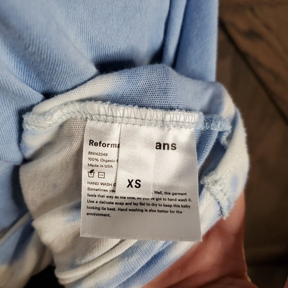 LAST CHANCE Reformation Tie Dye Tee - Picture 2 of 3